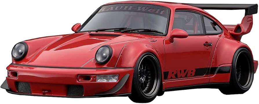 RWB964 イグニション1/18赤 Top Mint ignition model RWB 964 Red Wide Body 1/18 IG3636
